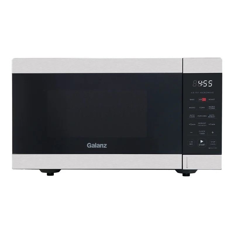 3-in-1 Air Fry Microwave Oven 900W Stainless Steel Convection Cooking Multi-Function Auto-Cook Air Fryer