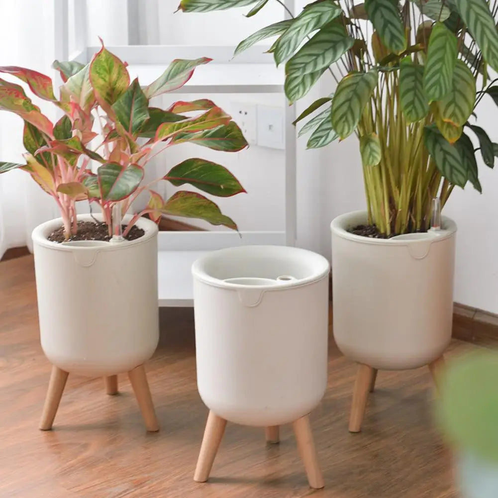 Automatic Self-Watering Flower Pot With Water Level For Home Indoor Outdoor Garden Flower Pot