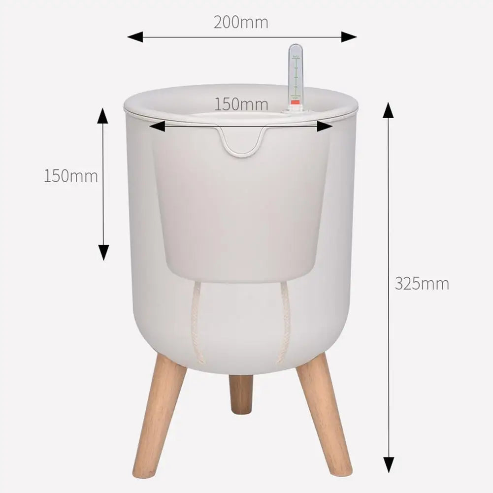 Automatic Self-Watering Flower Pot With Water Level For Home Indoor Outdoor Garden Flower Pot
