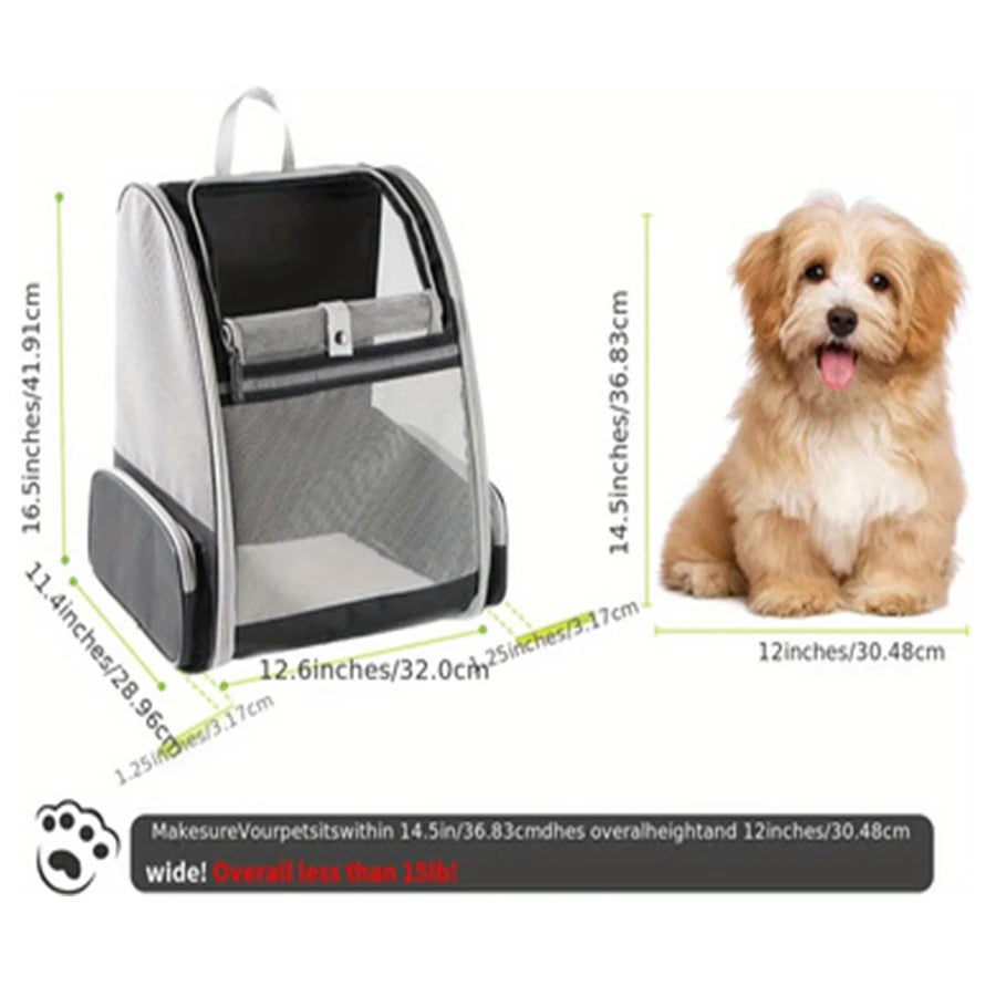 Innovative Traveler Bubble Backpack Pet Carriers for Cats and Dogs