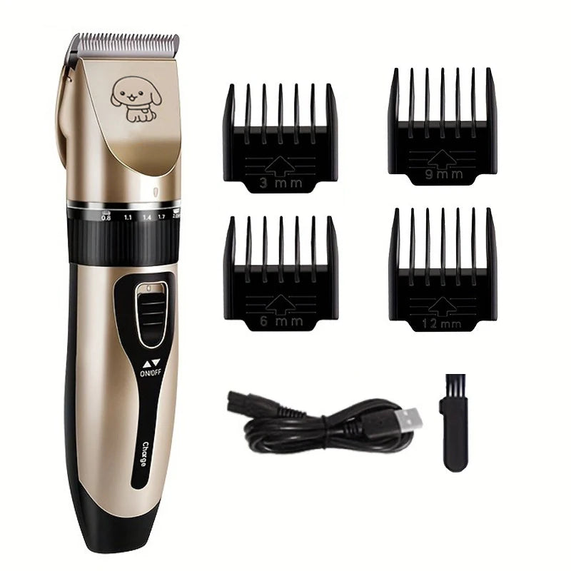 Pet Hair Trimmer Kit Electric Precision Clippers for Professional Grooming at Home Ideal for Dogs and Cats