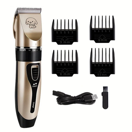 Pet Hair Trimmer Kit Electric Precision Clippers for Professional Grooming at Home Ideal for Dogs and Cats