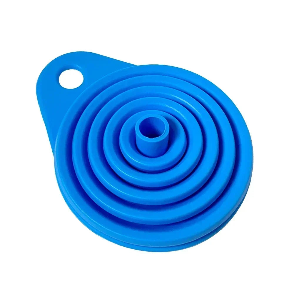 Foldable Silicone Engine Funnel For Cars And Motorcycles, Universal Fit, Portable