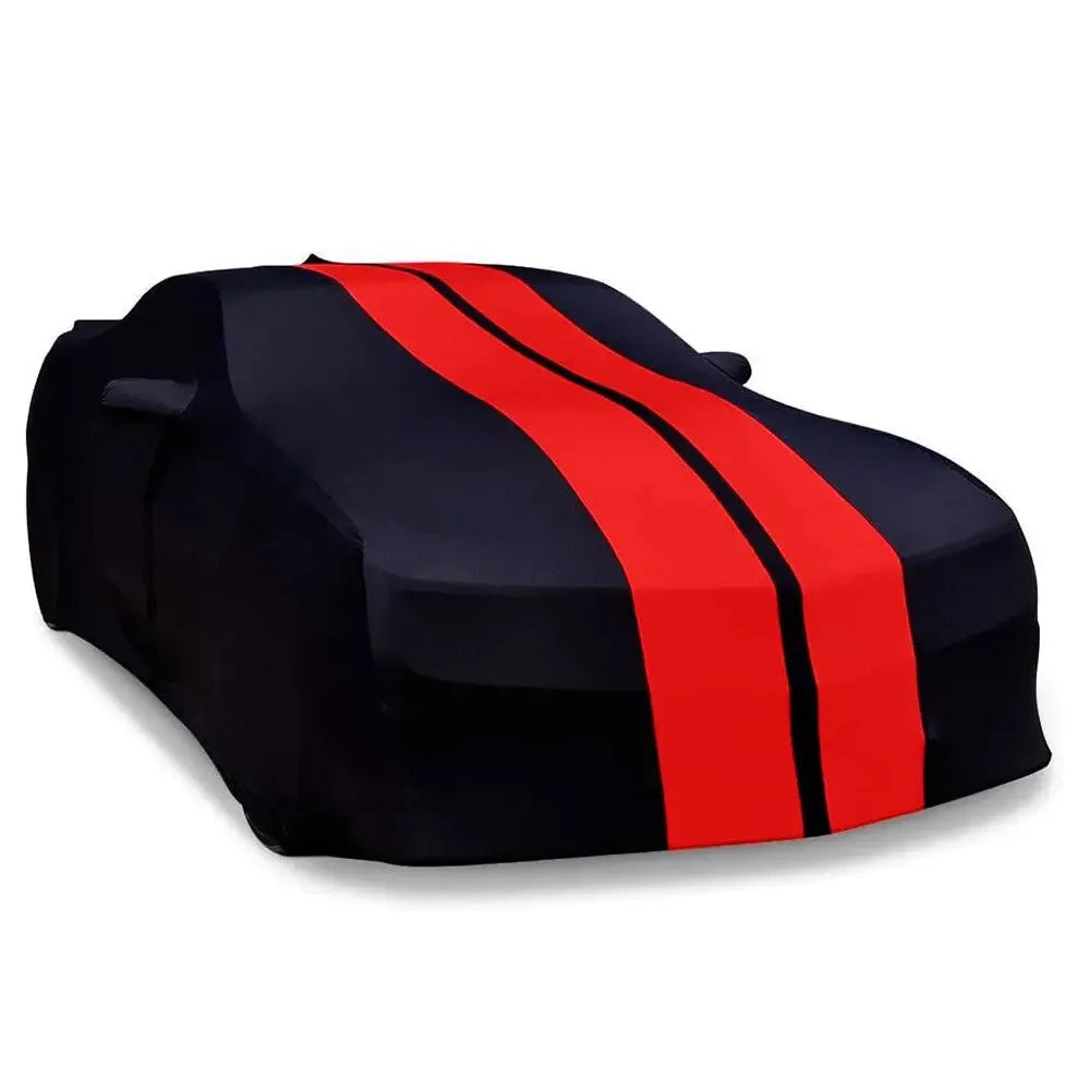 Velvet Full Car Body Cover Dust-proof Protection Cover For Any Model Of Car For Dodge Challenger.