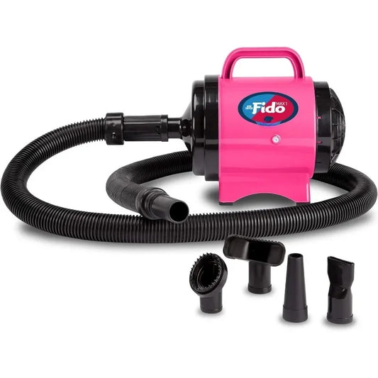 Fido Max 1 Dog Dryer Premier Grooming Collection Hot Pink