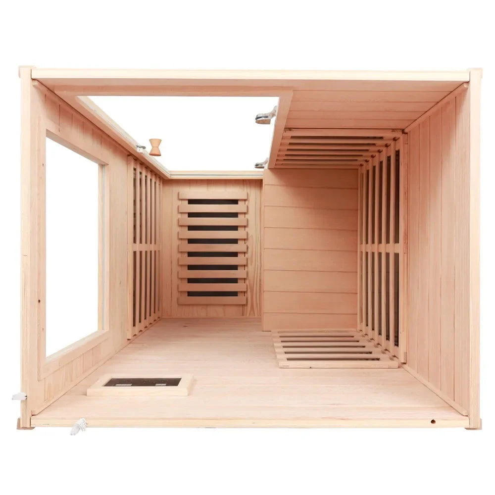 Mini One Person Far Infrared Sauna with Bluetooth and Reading Lights