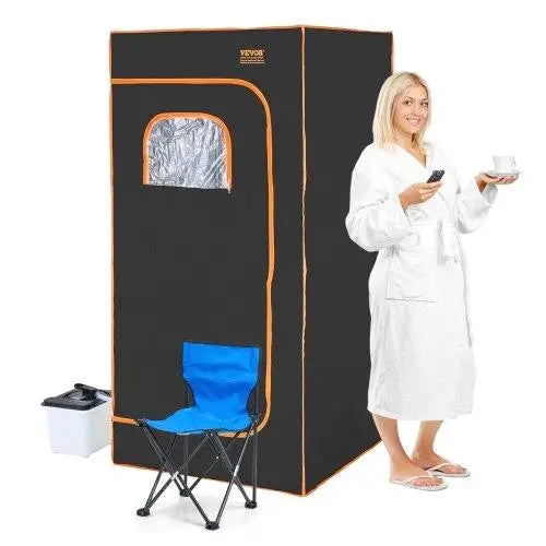1600W Portable Steam Sauna Tent with Chair - Personal Spa