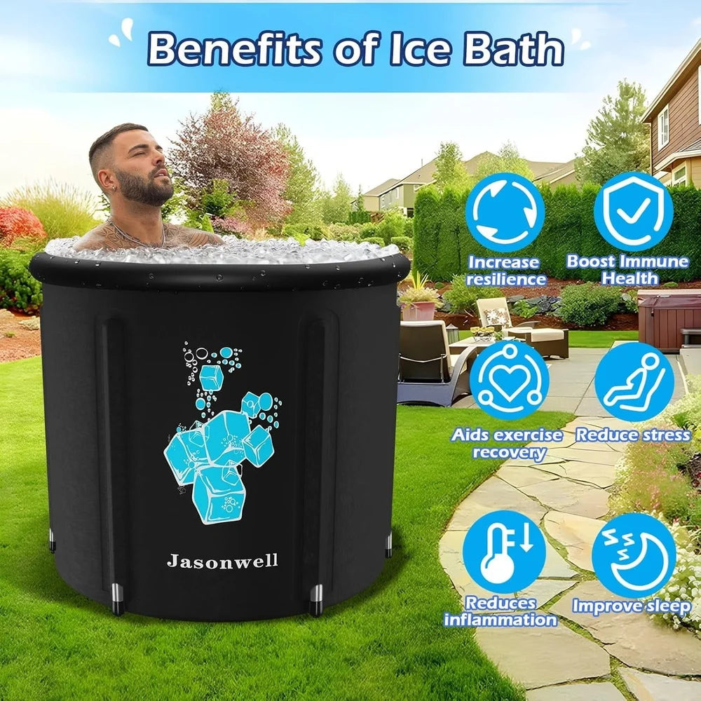 Heavy Duty Ice Bath Tub Portable Cold Plunge Recovery