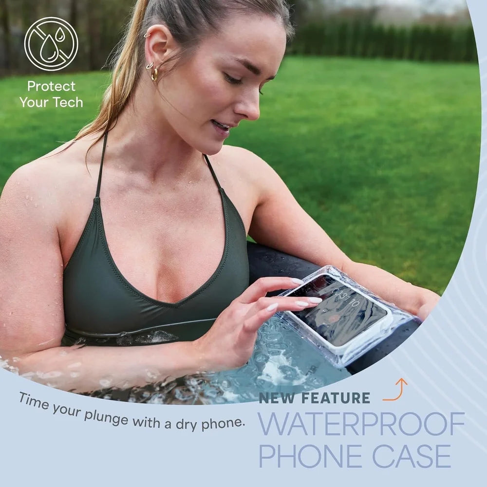 Portable Cold Plunge Tub With Lid And Travel Bag Home