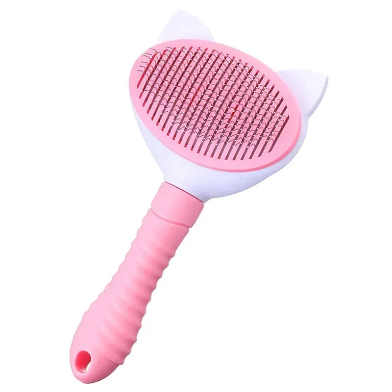 High Quality Self Cleaning Pet Comb Professional Grooming Brush for Dogs and Cats