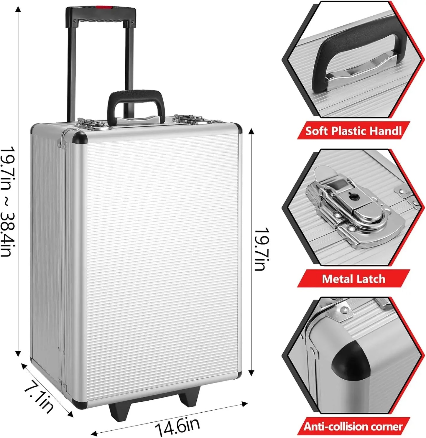 AUKYGGUSDIY UltraDurable 799Piece MechanicTool Set With HeavyDuty TrolleyCase For HomeRepair