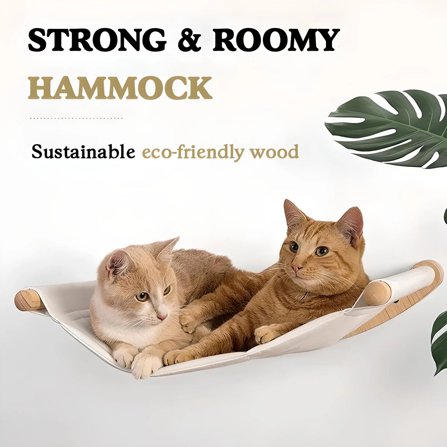 Cat Hammock Wall Mounted Two Steps Cat Wall Shelves