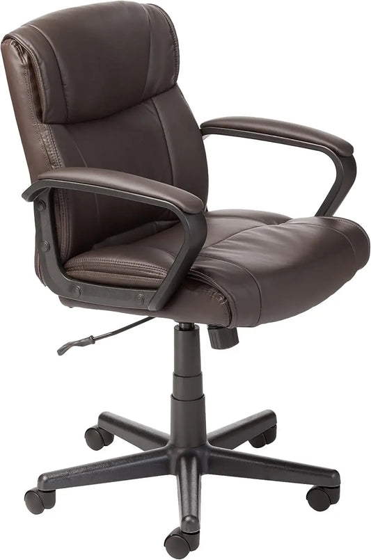 Office Computer Task Desk Chair with Padded Armrests and 360 Swivel