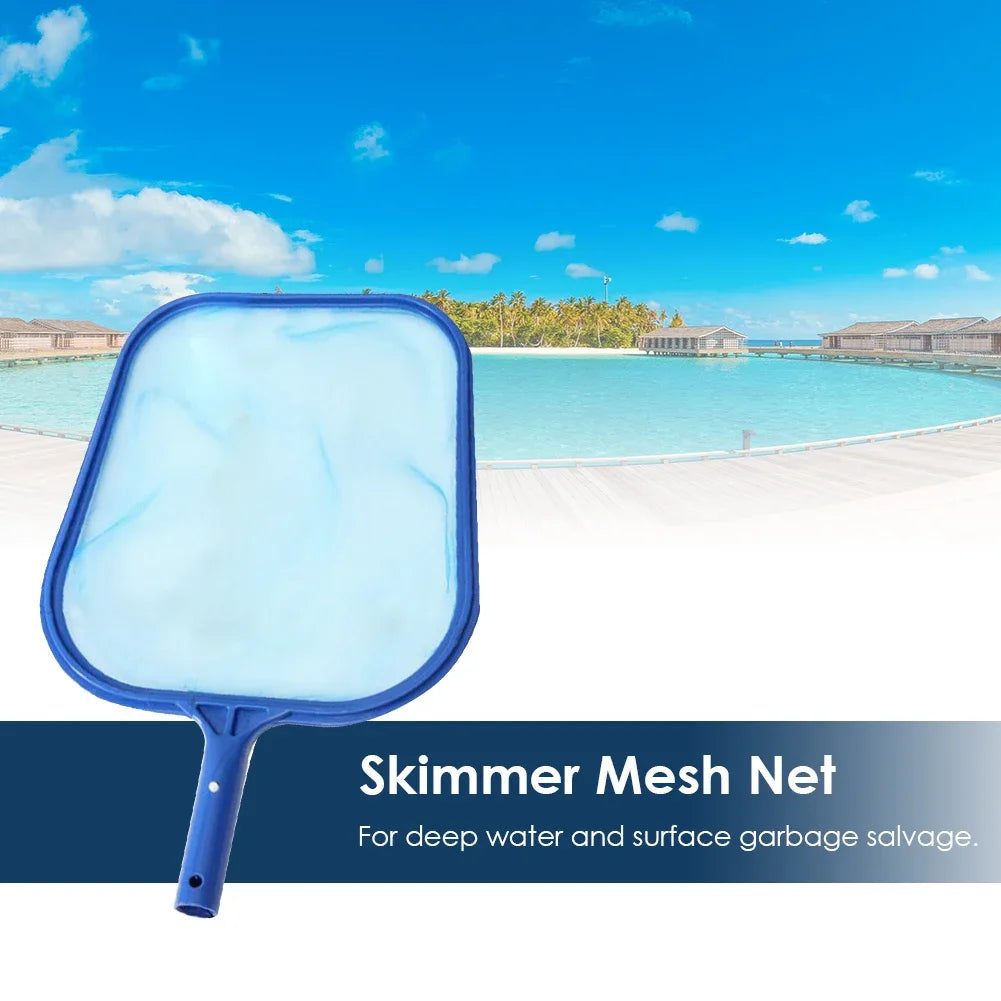Leaf Skimmer Net for Above Ground Pool Maintenance Fine Mesh Cleaning Tool