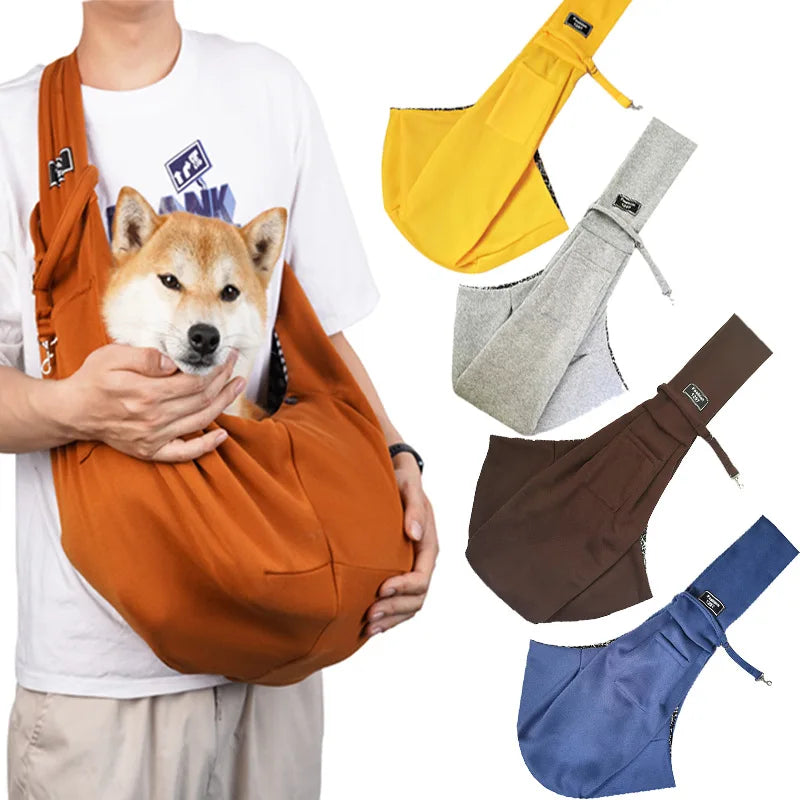 Crossbody Breathable Dog Folding Pet Bag Large Capacity Portable Cat Bag