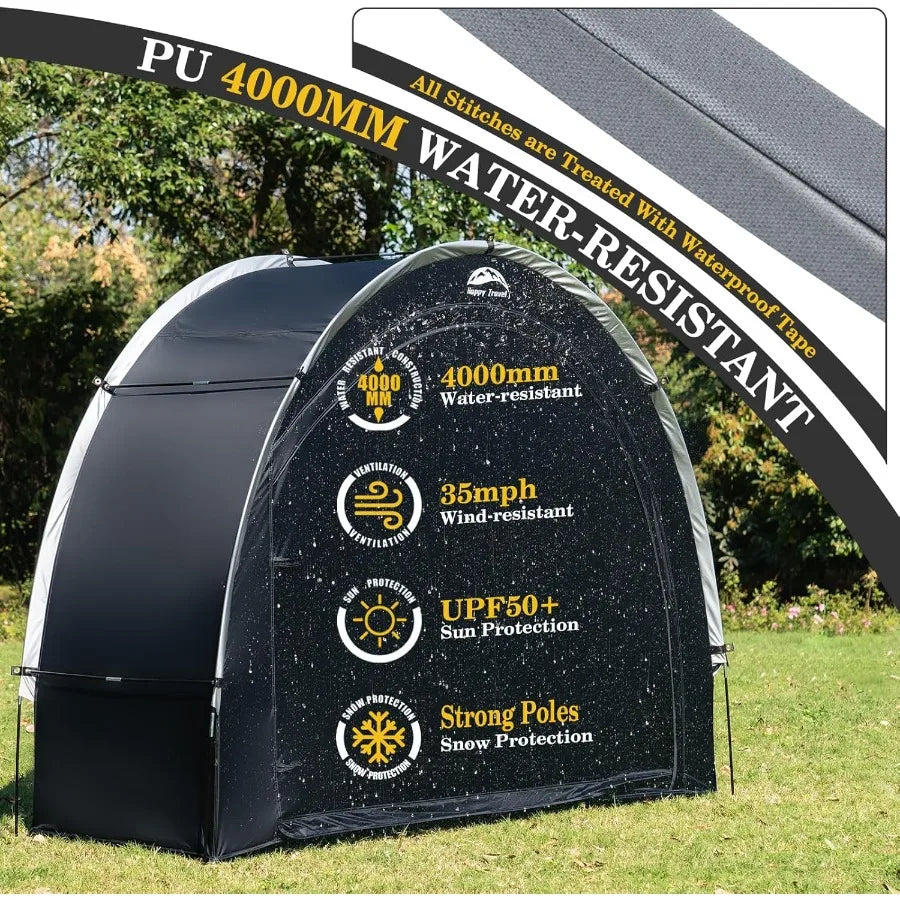 Travel Bicycle Storage Tent Portable Shed Waterproof 210D