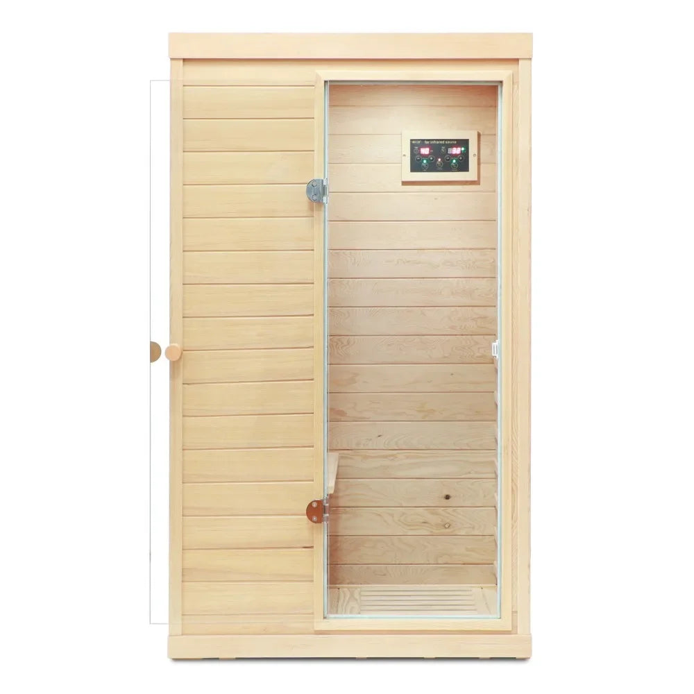 Mini One Person Far Infrared Sauna with Bluetooth and Reading Lights