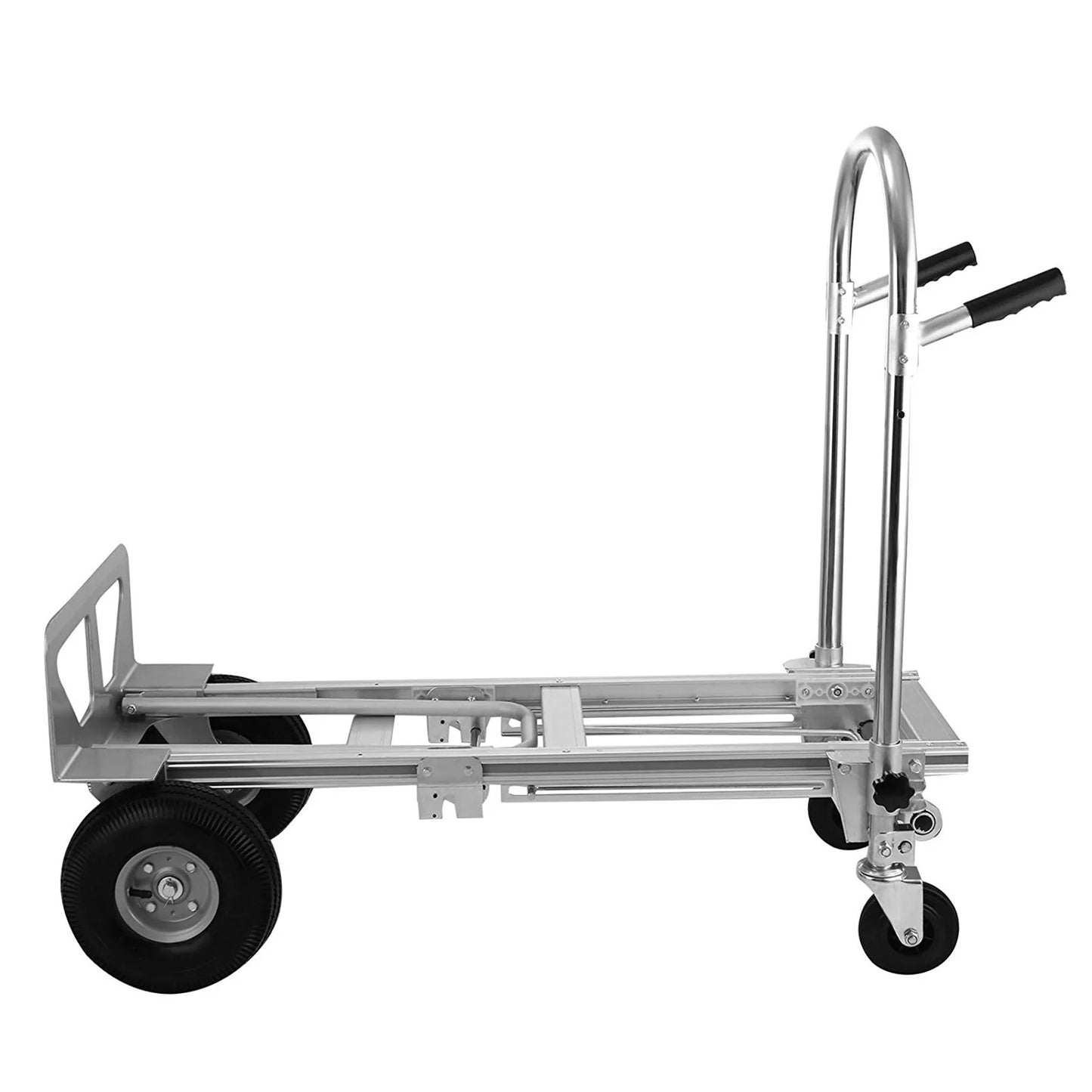 Folding Hand Truck Cart with Wheels 3in1 Stair Climber Dolly Utility Trolley for Shopping and Outdoor Use