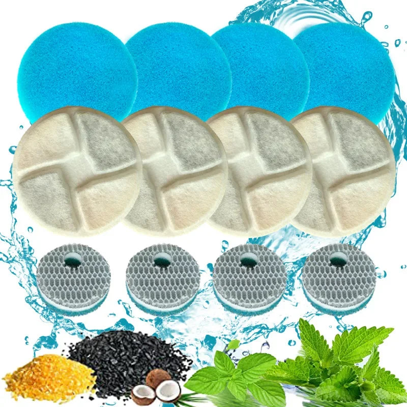2L Smart Cat Water Fountain Automatic Filter Dispenser Feeder
