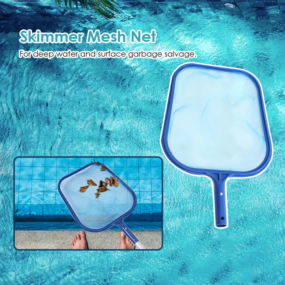 Leaf Skimmer Net for Above Ground Pool Maintenance Fine Mesh Cleaning Tool
