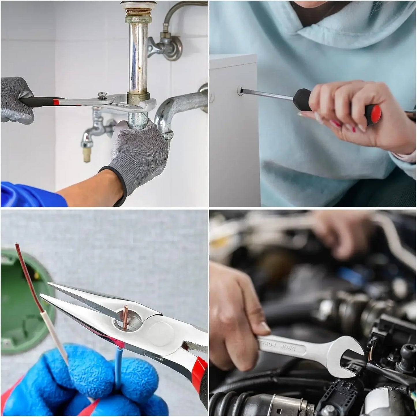 AUKYGGUSDIY UltraDurable 799Piece MechanicTool Set With HeavyDuty TrolleyCase For HomeRepair