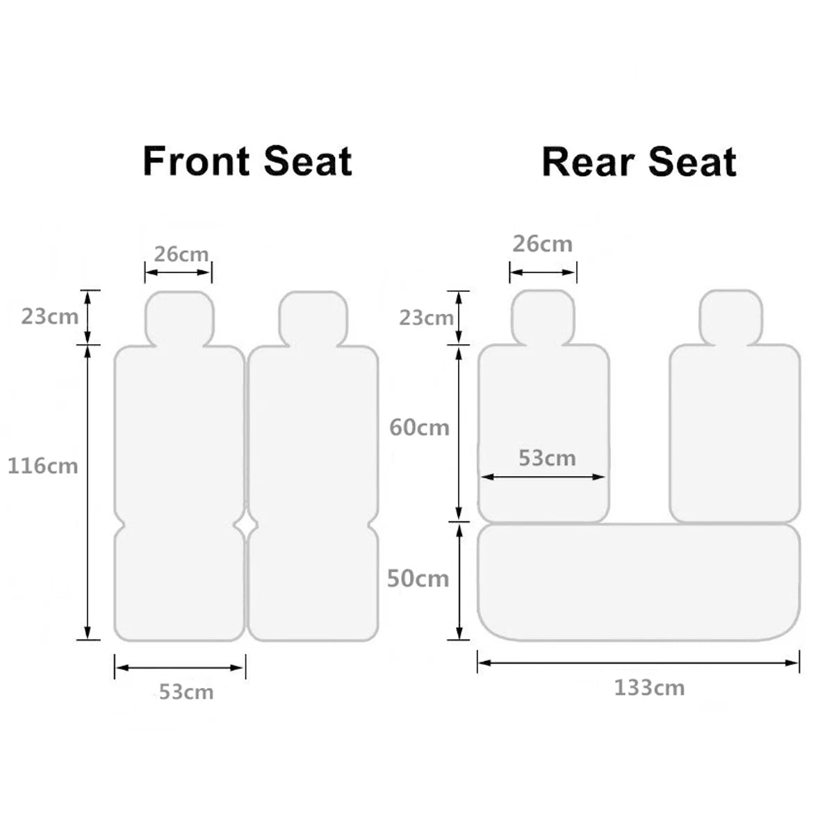 Car Seat Covers For 5 SEAT Pu