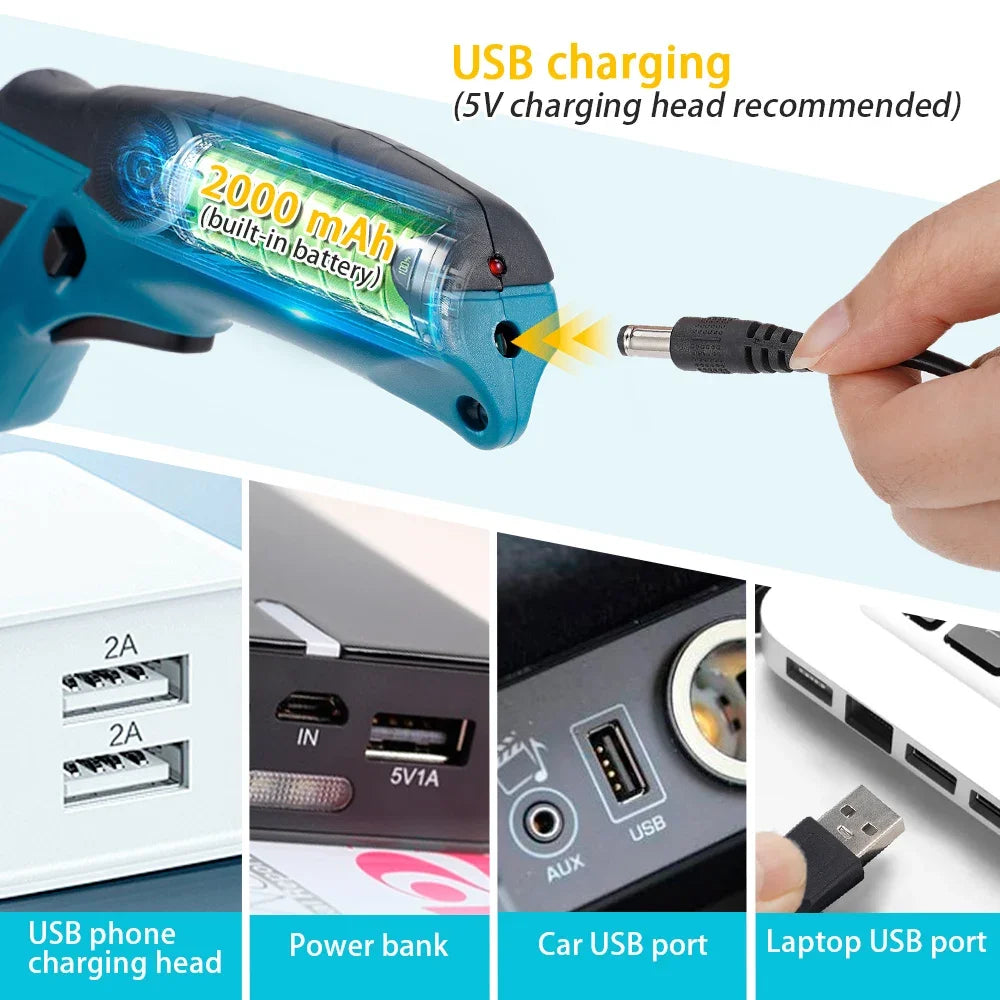 Electric Scissors Cloth Cutting Machine with Lithium Battery Portable Tool