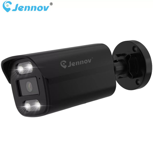 Jennov 4K 8MP POE IP Camera Security Hikvision Compatible Outdoor 2-Way Audio Auto Tracking Home Security NVR System IP66