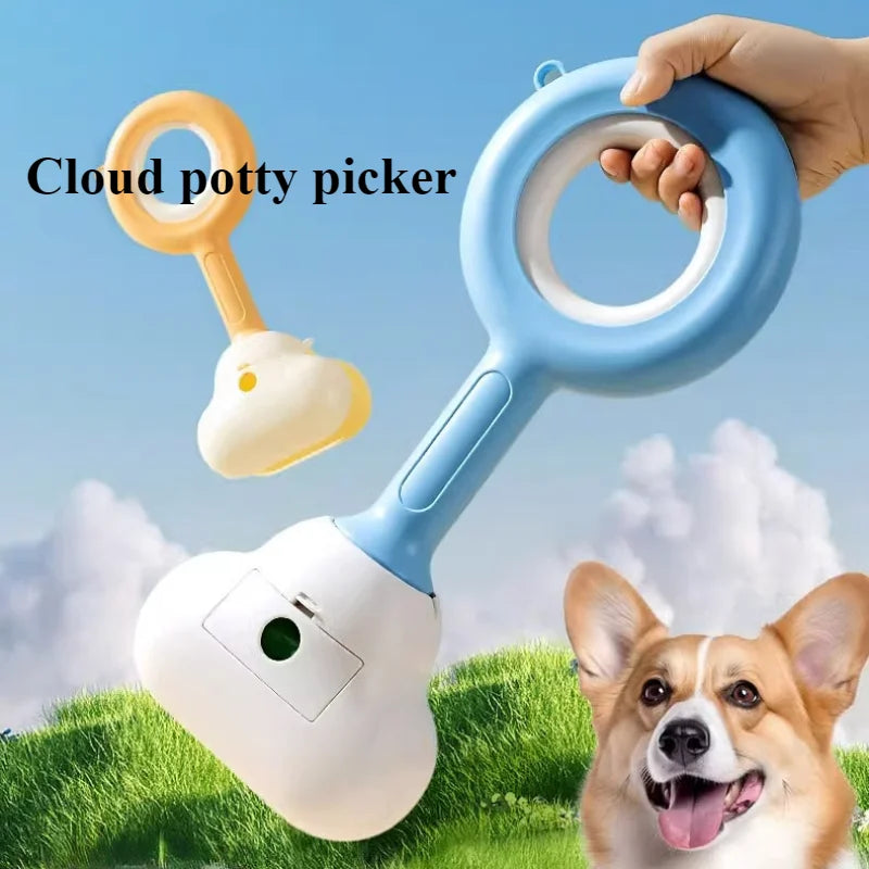 Cloud Potty Picker Dog Pooper Scooper for Easy Cleanup Pet Potty Supplies