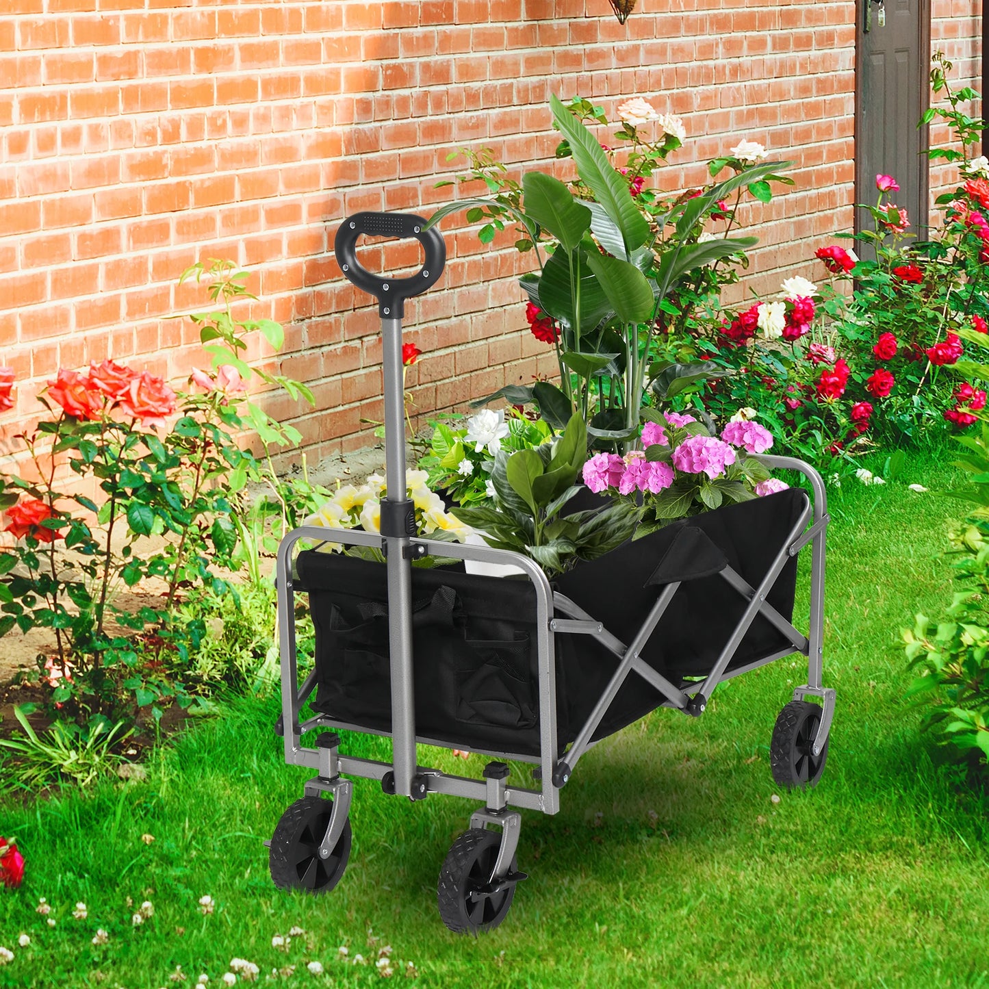 Heavy Duty Large Capacity Folding Utility Wagon Cart