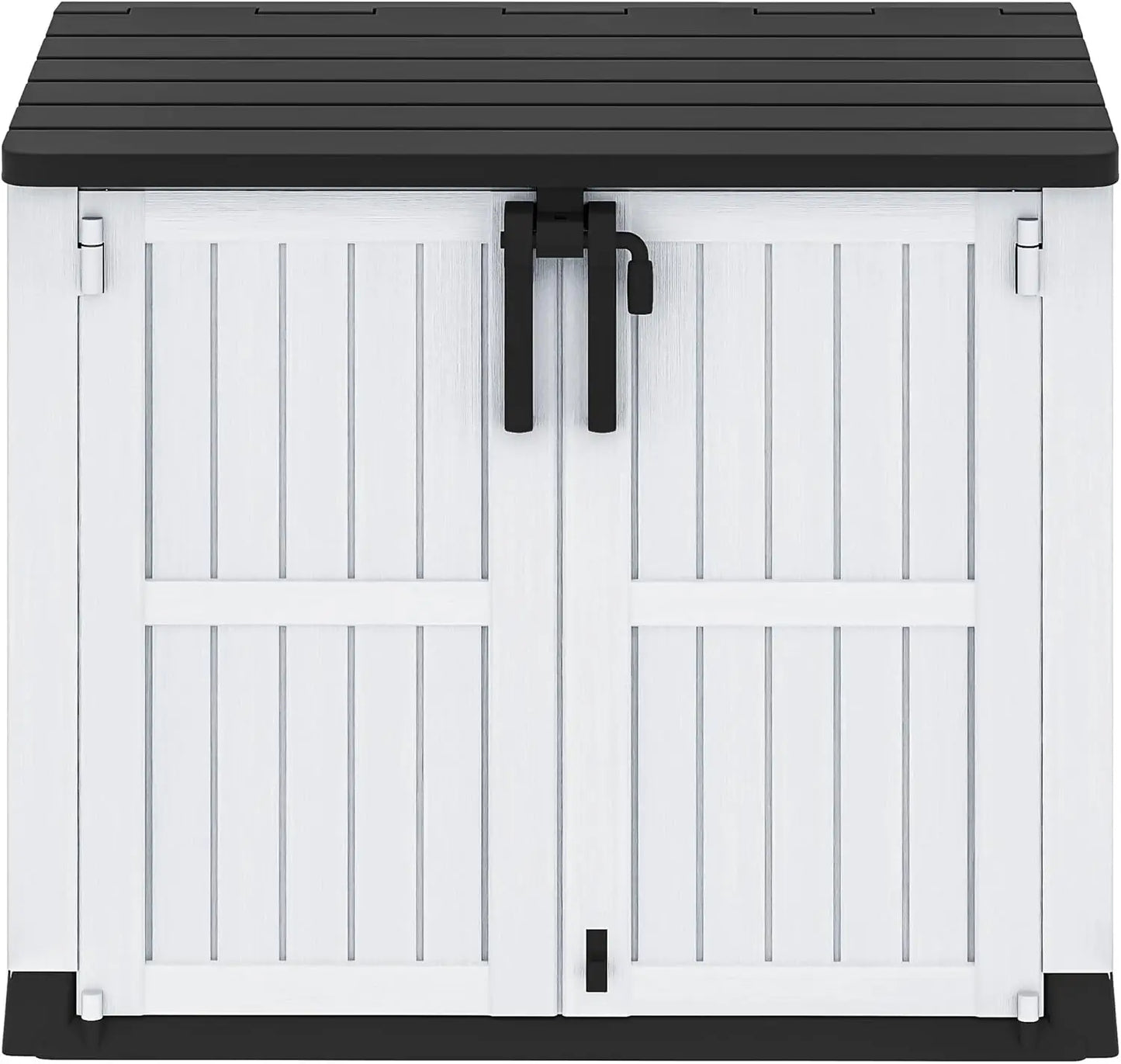 Resin Plastic Tool Storage Shed With Lid Lockable Door