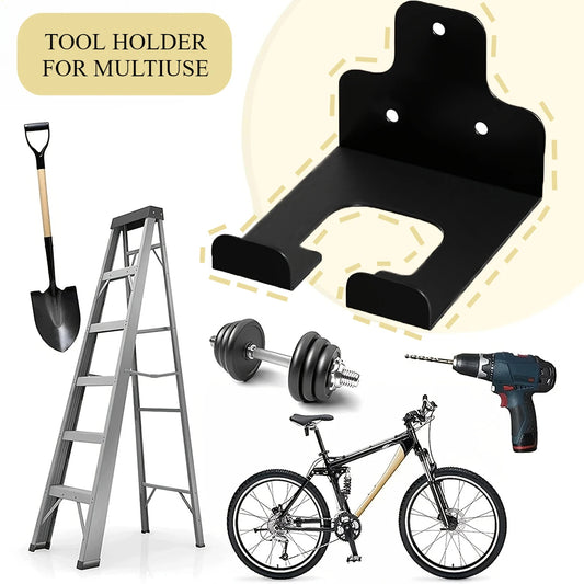 1set Weeder Wall Mount Bracket Garage  Warehouse Wall Mount Tool Rack