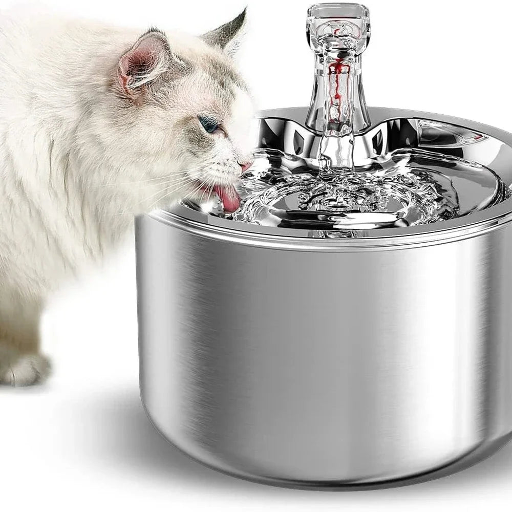2L Smart Cat Water Fountain Automatic Filter Dispenser Feeder