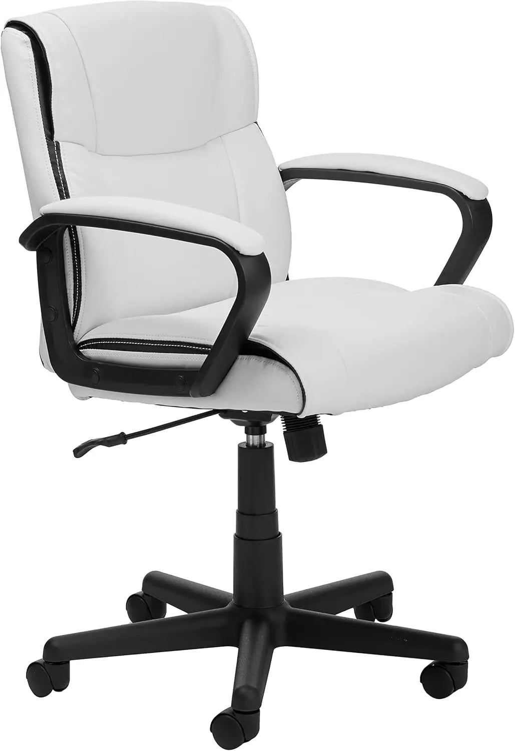 Office Computer Task Desk Chair with Padded Armrests and 360 Swivel