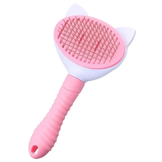 High Quality Self Cleaning Pet Comb Professional Grooming Brush for Dogs and Cats