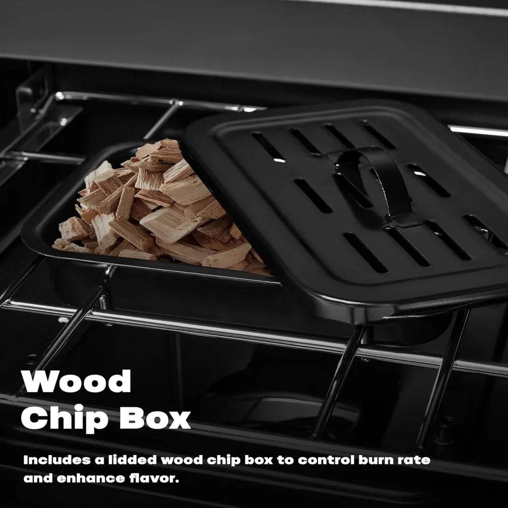 Heavy Duty Vertical Propane Smoker Grill With Cover