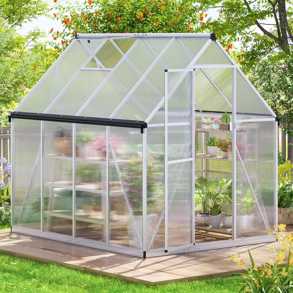 Cover Greenhouse Polycarbonate Walk In Shelter Roof Vent