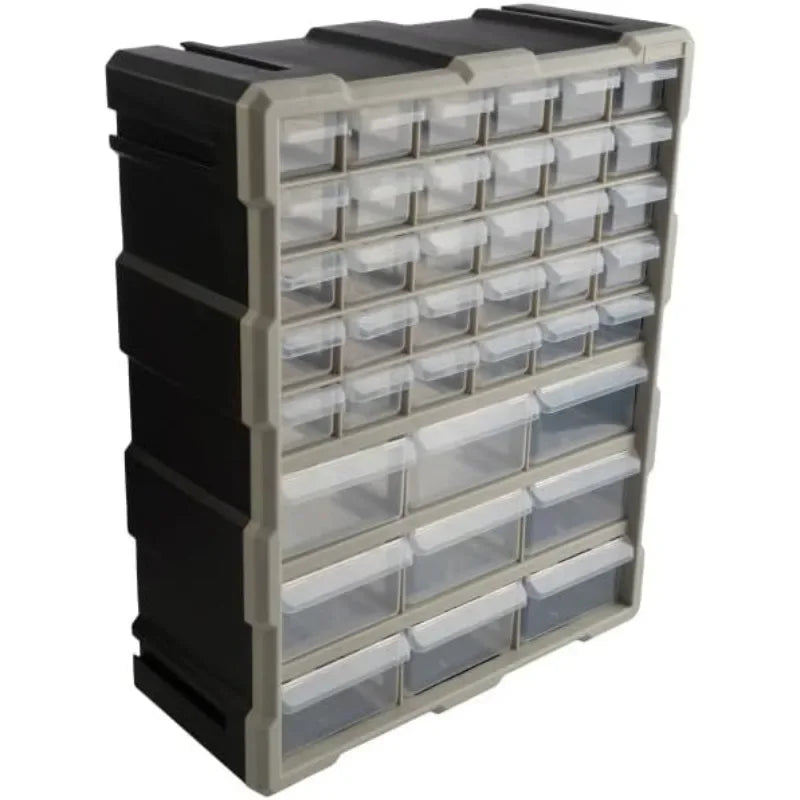 Stalwart 39 Drawer Plastic Small Parts Organizer Desktop