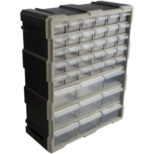 Stalwart 39 Drawer Plastic Small Parts Organizer Desktop