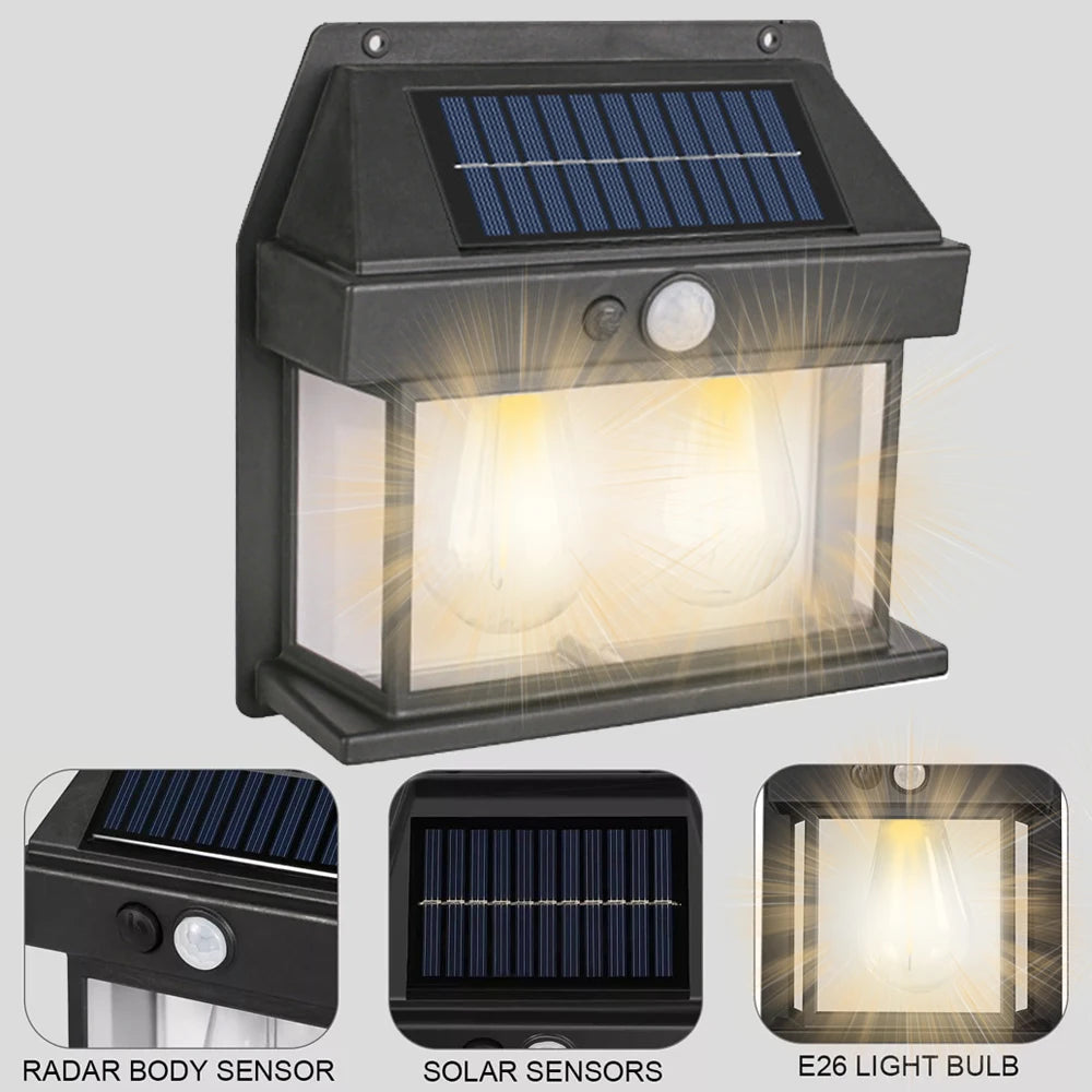 Powerful Outdoor Solar Lamp  Streetlight Outdoor Lights Waterproof Light Led Lighting