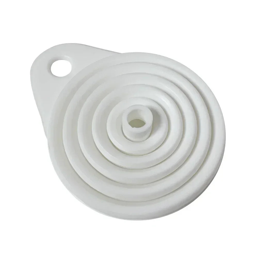 Foldable Silicone Engine Funnel For Cars And Motorcycles, Universal Fit, Portable