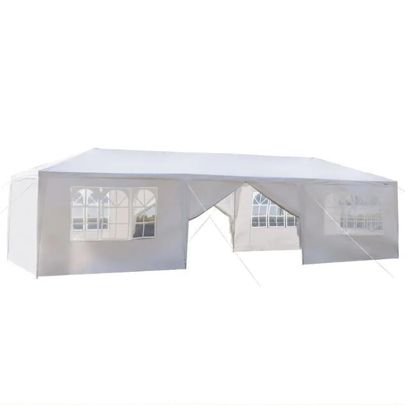 Zimtown 10x30 Canopy Wedding Party Tent White 8 Sidewalls