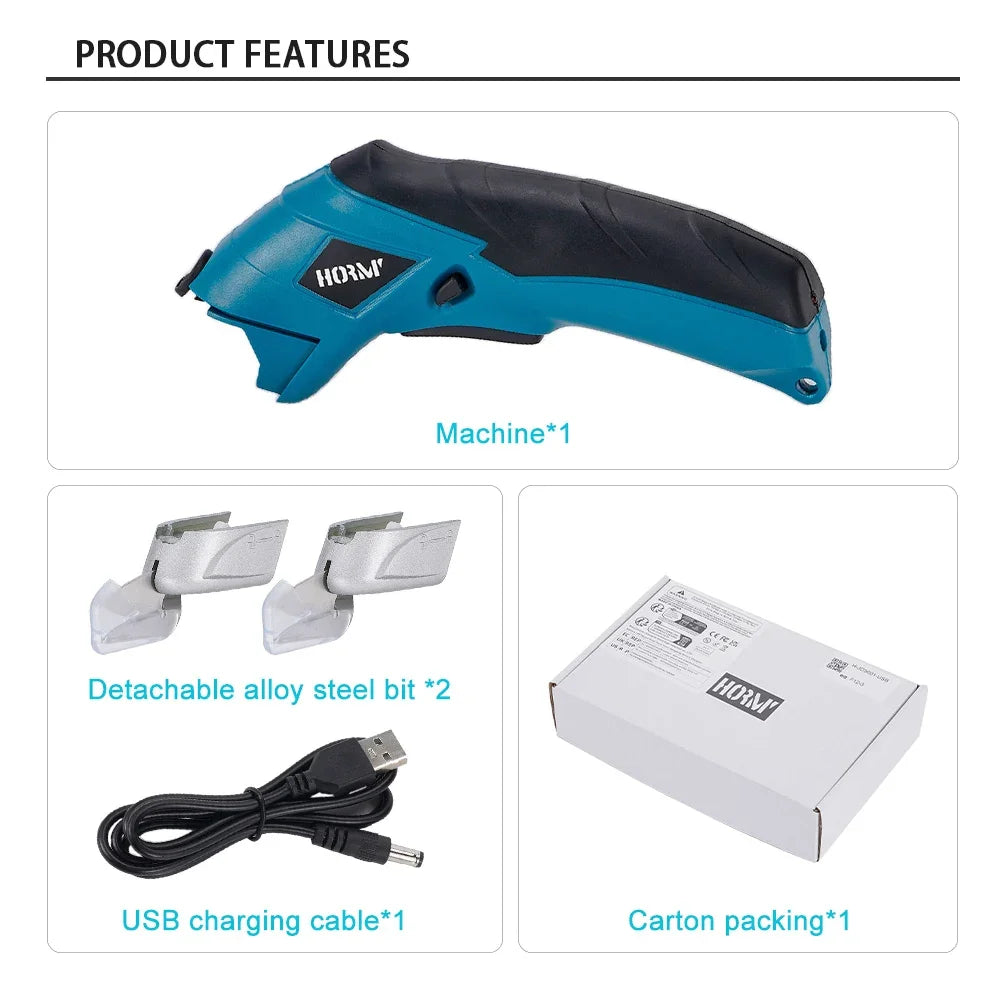 Electric Scissors Cloth Cutting Machine with Lithium Battery Portable Tool