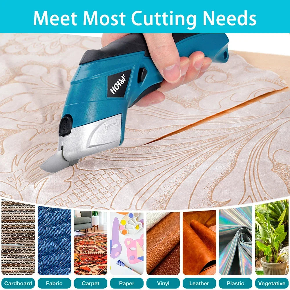 Electric Scissors Cloth Cutting Machine with Lithium Battery Portable Tool